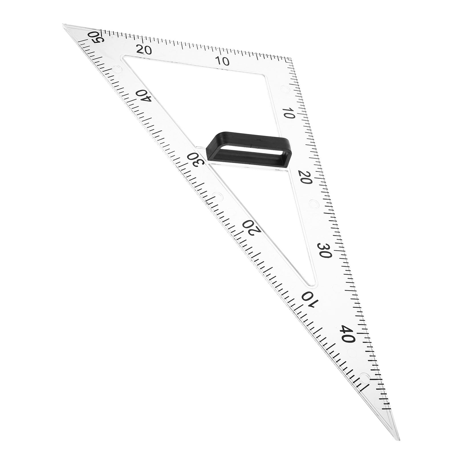 Transparente Magnetische 60 grad Dreiecklineal Zeichendreieck Lehrlineal für Mathematik Unterricht Büro Schulbedarf