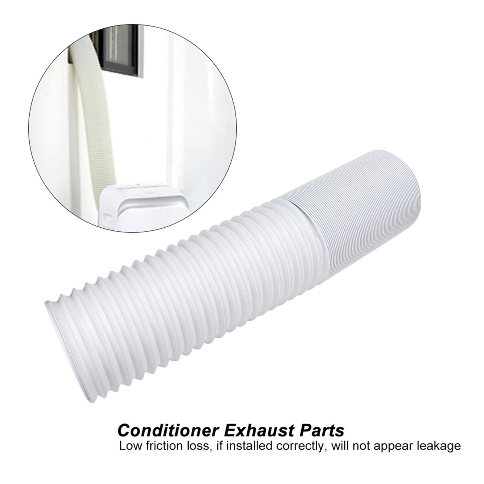 Manguera De Escape De Aire Acondicionado Gruesa, Accesorios De Aire Acondicionado Flexibles Universales Portátiles, Resistentes Al Desgaste, No Se Fugan Fácilmente(Diameter 13cmx1.5M)
