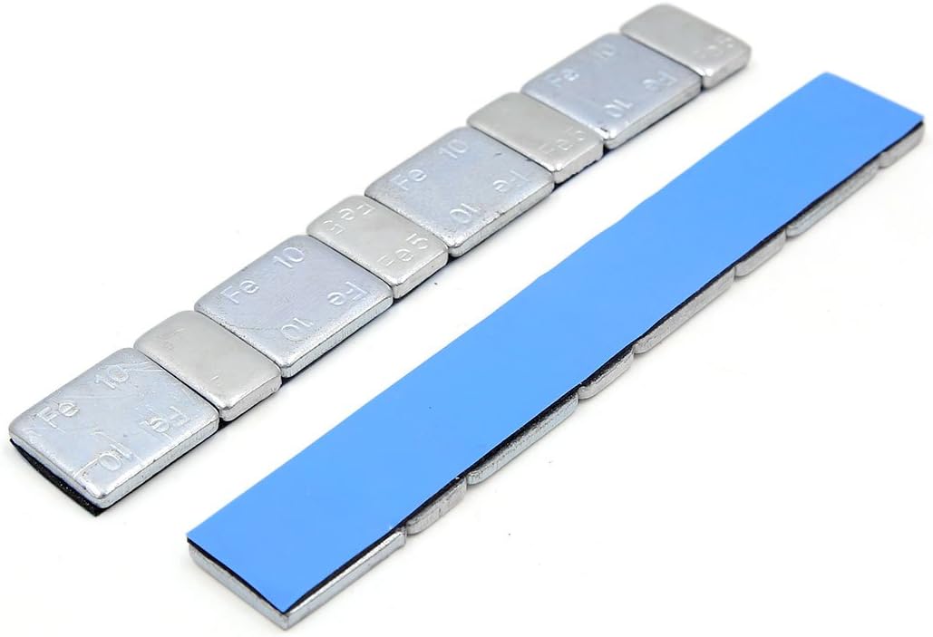 16Pcs Universal Self Adhesive Car Tire Wheel Balancing Weight Strip Silver Tone (id: b6d 6b3 f65 e34 842