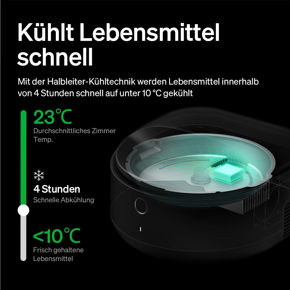 PETLIBRO Distributore Automatico di Cibo Umido per Gatti, APP Refrigerata Controllo 2.4G WiFi, 3 Giorni di Freschezza 3 Pasti, Raffreddamento a Semiconduttore e Raffreddamenti Rapidi Sugo Cibo Umido