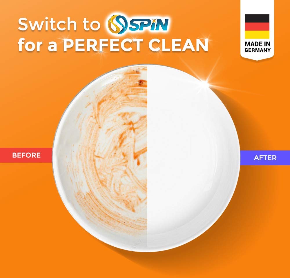 SPIN, Germany, 28 + 14 All in 1 Premium Dishwasher Detergent Tablets