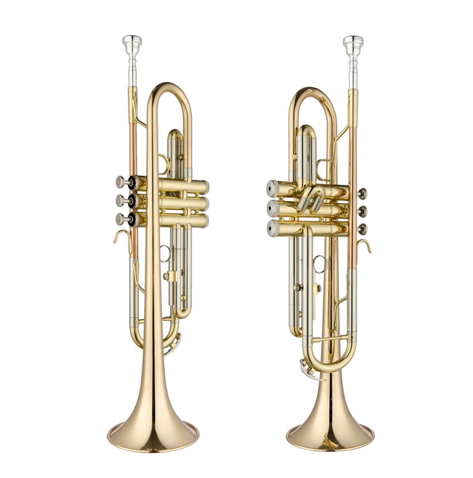 trąbka instrument Profesjonalny Instrument Trąbkowy Dla Początkujących, Poziom Wydajności Dla Dorosłych B, Lakier Płaski W Kolorze Złotym