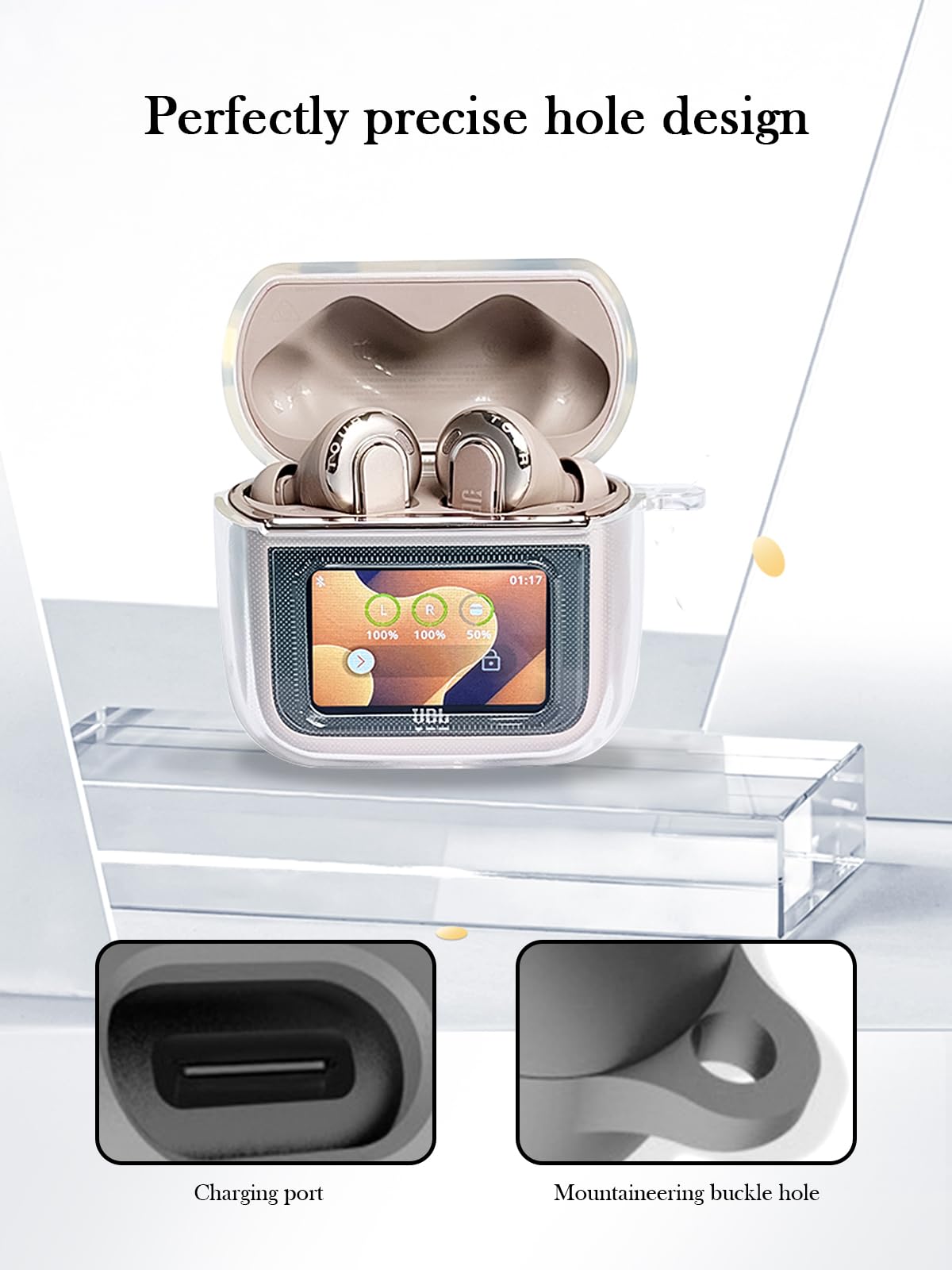 Amazon.com: Case for JBL Tour PRO 3 Earbuds,Soft Protective