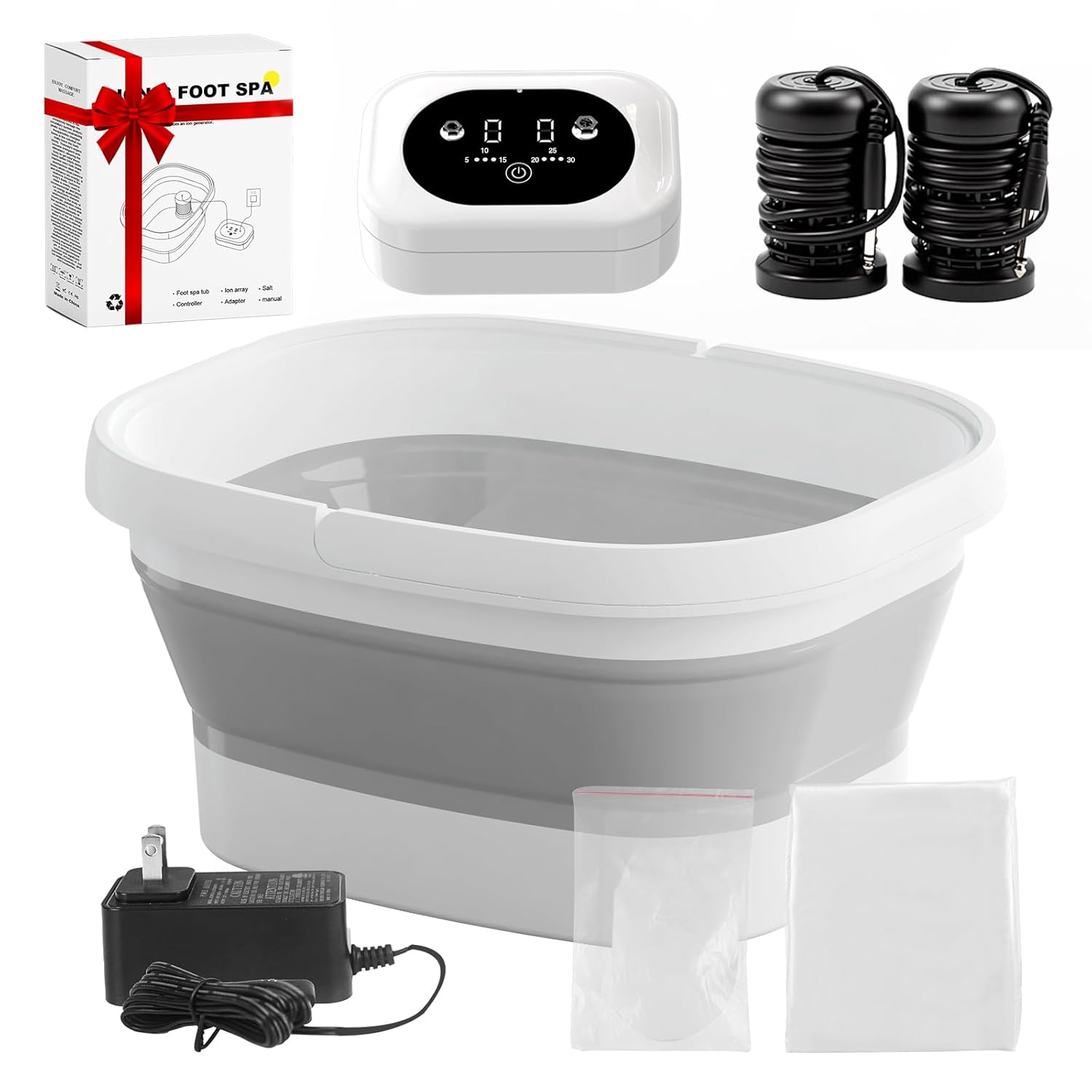 Ionic Foot Bath Detox Machine, Spa para Pies con 2 Arreglos