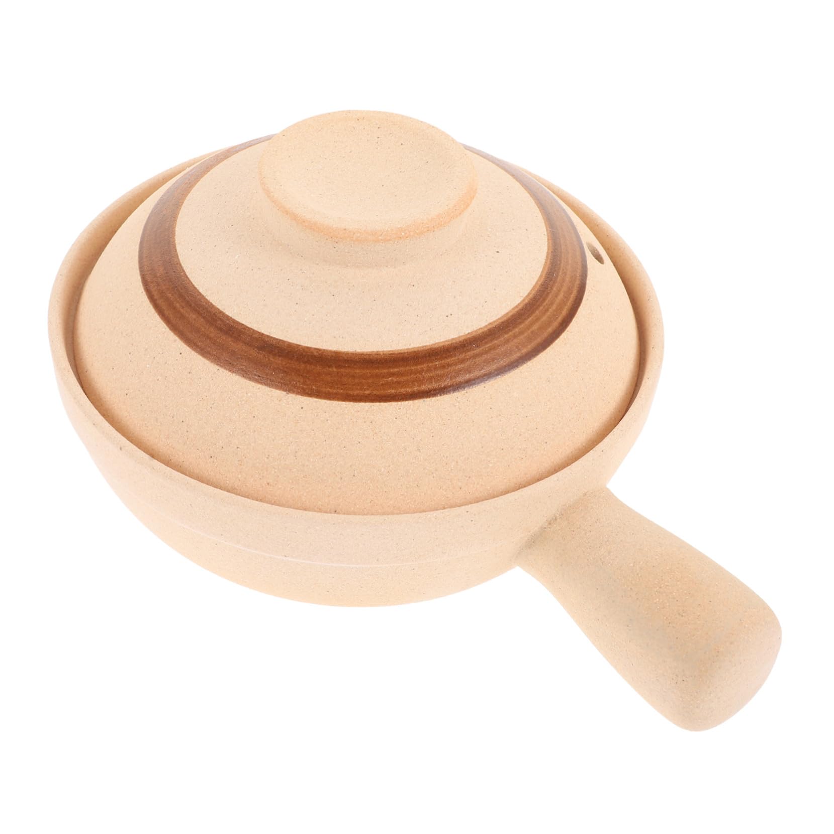 Piccola Casseruola in Ceramica Manico Singolo, Resistente al Calore