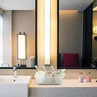 Vista 6 de Cestas pequeñas de plástico transparente para guardar lápices, paquete de 6