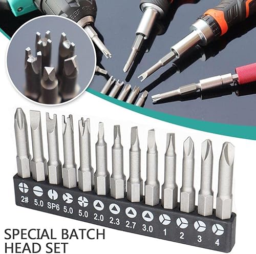 Miniatura 4 de 2023 Conjunto en forma especial de 1.969 in en forma de U triángulo en forma de Y Herramienta cruzada interior multifuncional tres puntos de bits