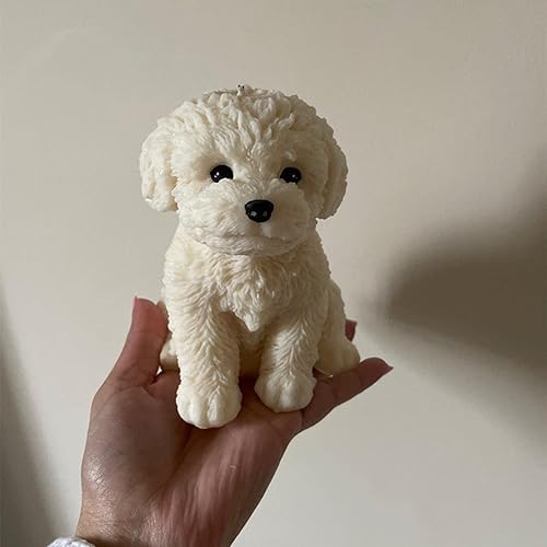 Miniatura 6 de Kumprohu Moldes para perros  Moldes de silicona para velas 3D para perros, moldes de jabón para cachorros, molde de resina epoxi para pasteles,