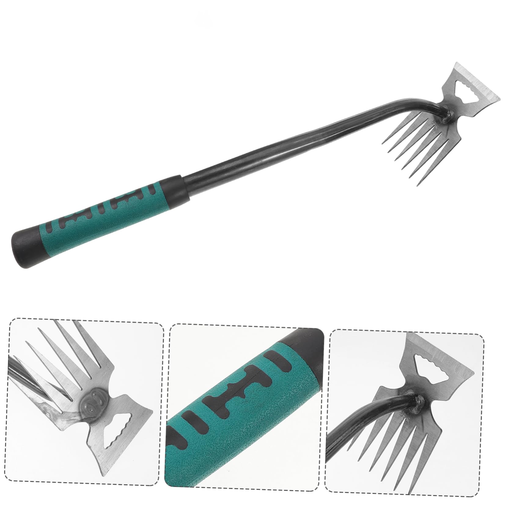 POPETPOP 3 Pezzi Hoe diserbante Strumento di diserbo Zappe da Giardino Attrezzi per diserbo da Giardino Tirare Strumenti da Giardinaggio sarchiatrice Manuale a Mano Acciaio