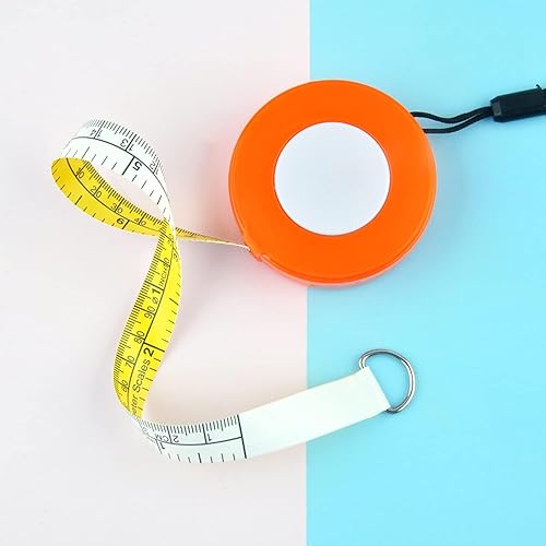 Miniatura 5 de Cinta métrica de circunferencia de diámetro Pi  Imperial y métrica 124 pulgadas  124.0 in, uso para medir objetos cilíndricos (cinta de tubo, cinta