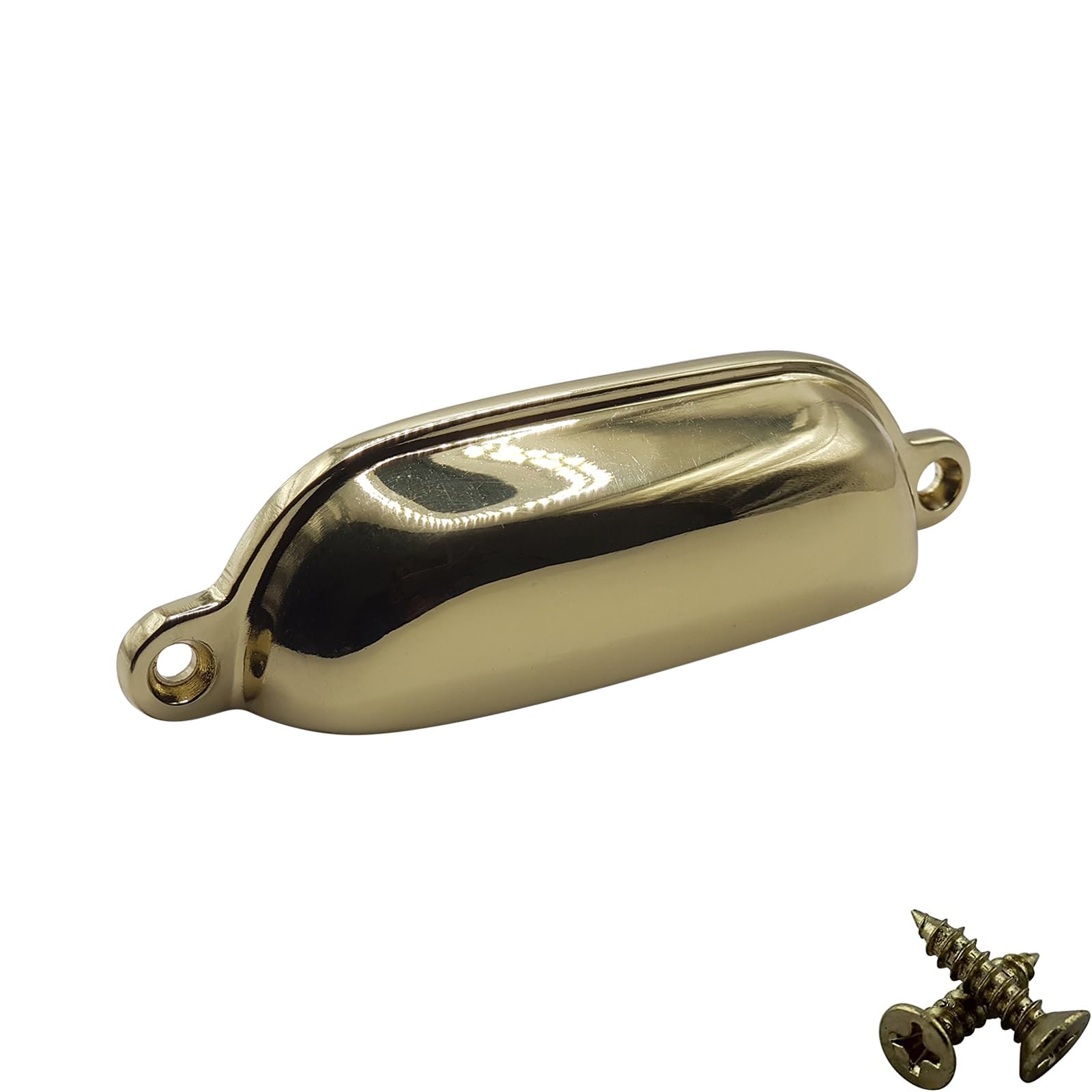 M4tec Karat Gold Cup Kitchen Cupboard Door Handle, Kitchen Cabinet Handles, And Drawers, Bedroom Furniture Pull Handles - Vg4 Series: 96 Mm