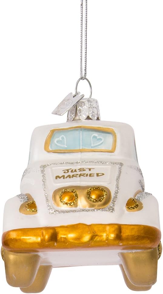 Black Friday - 50% OFF Kurt Adler 3.5-5 Noble Gems Wedding Ornament Set of 4