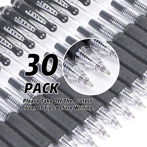 Aen Art BLG-30 Gel Pens, 30 Pack Black Gel Pen Fine Point thumb #7