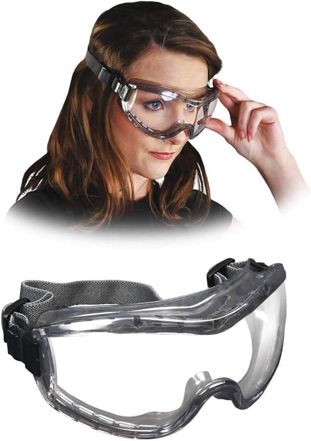 MCR MCR-Stryker-F-T Safety Goggles, Transparentgrey, Pack of 12