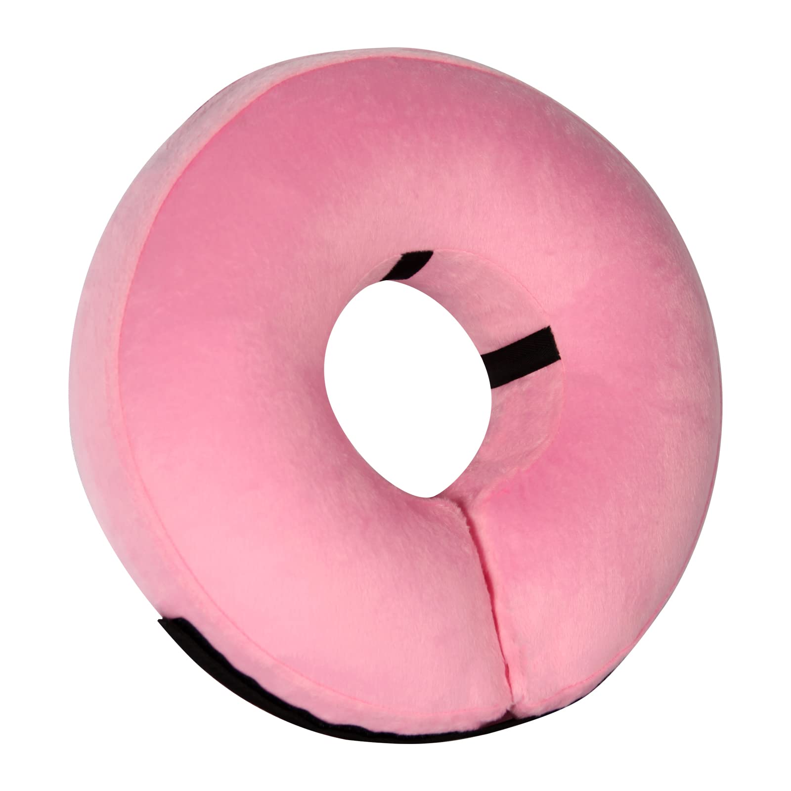 Inflatable Dog Cone Collar-Soft Protective Cone for Dogs After Surgery,Dog Donut Collar for Large Medium Small Dogs and Cats (Pink,Small)