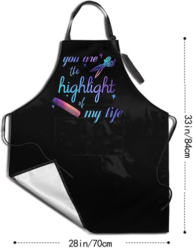 Miniatura 2 de Delantales de peluquería para mujer, delantal de peluquería para peluquería en casa, delantales de peluquería unisex, delantales de peluquería