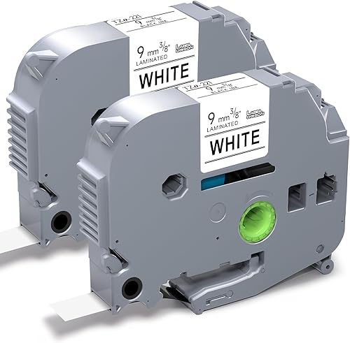 Label Orison Cintas de etiquetas compatibles con Brother P-Touch TZe-221 TZ-221 Tz Cinta de 0.354 in para etiquetadora PT-H100 PT-H110 PT-D200 Negro