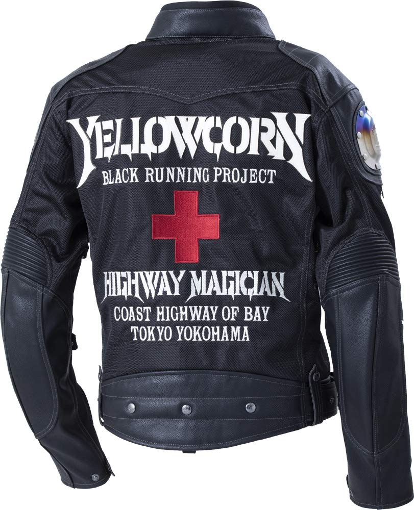 Amazon.co.jp: Yellow Corn Titanium Mesh Jacket YB-0109-BK/IV-LL
