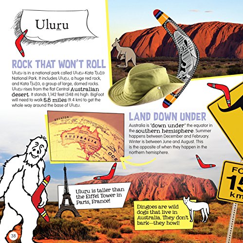 BigFoot Spotted at World-Famous Landmarks: A Spectacular Seek and Find Challenge for All Ages! (Happy Fox Books) 10 Big 2-Page Visual Puzzle Panoramas of Iconic Sites, with Over 500 Hidden Objects