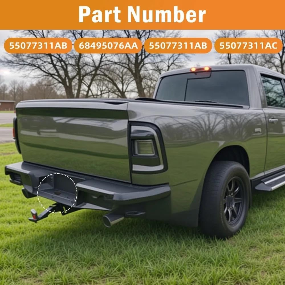 Für Dodge Für Ram 1500 2019 2020 2021 Heckstoßstange Anhängerkupplung Kugellochabdeckung 68495076AA