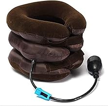 Cervical Traction Device for Immediate Neck Pain Relief, Inflatable and Adjustable Cervical Support Table, Chiropractic Chronic Neck Pain Relief.