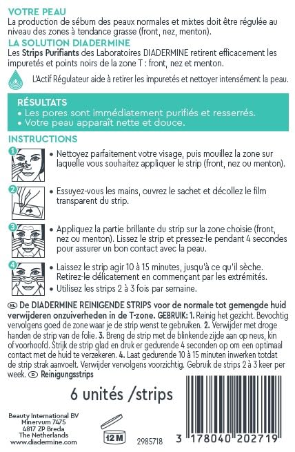 Miniatura 3 de Diadermine - Tiras purificadoras de Diadermine