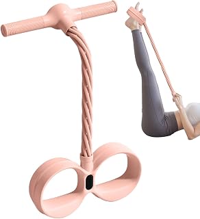 Pedal Puller Resistance Band | Elastic Workout Equipment | Pedal Resistance Device Multifunction Tension Rope | for Women Men Abdomen Arm Leg Yoga Pilates Fitness Training Stretching