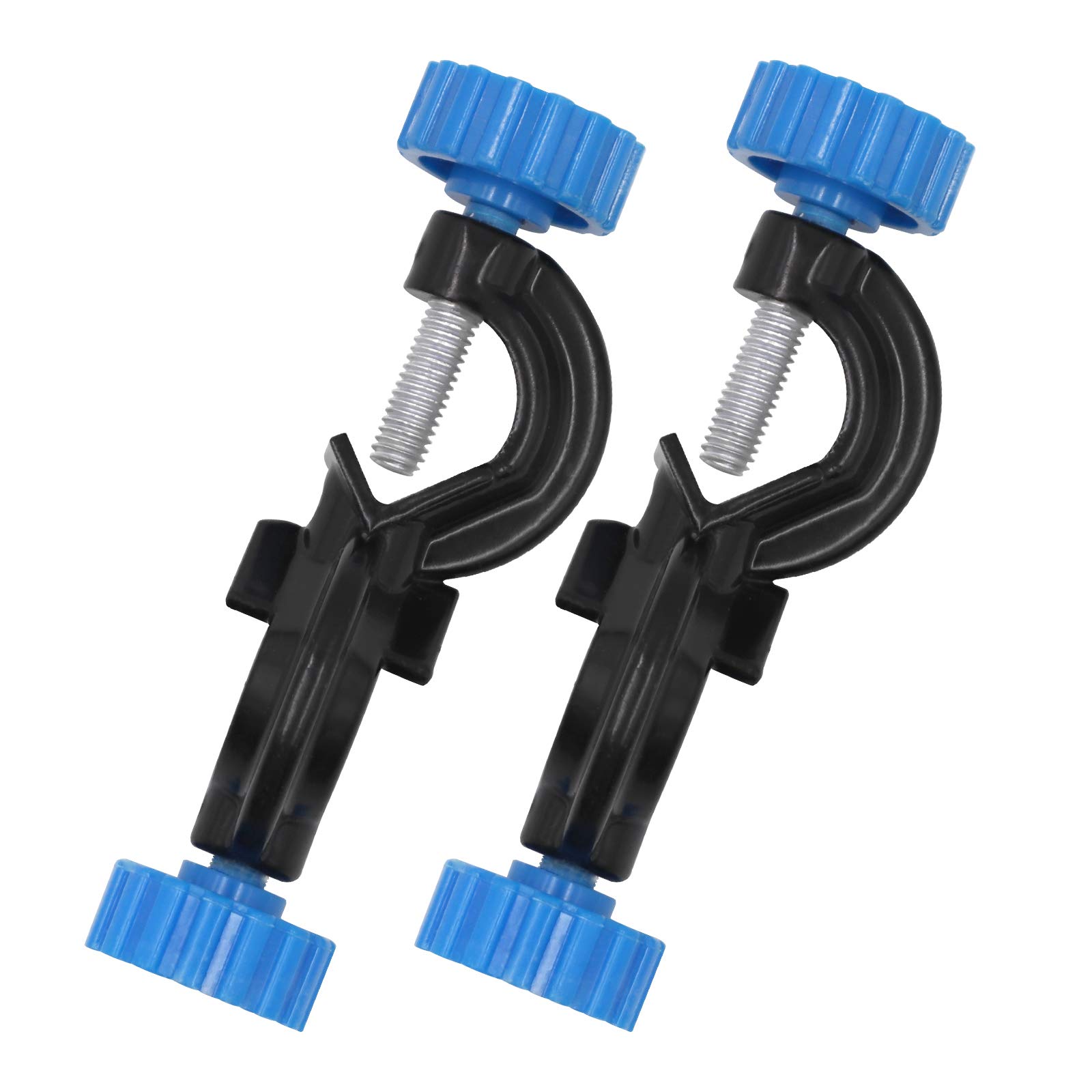 4x Laborklemme Mit 4 Zinken – Gummibeschichtet, Edelstahl, 27x6,3x3,6 Cm, Für Reagenzgläser, Kolben & Kondensatoren