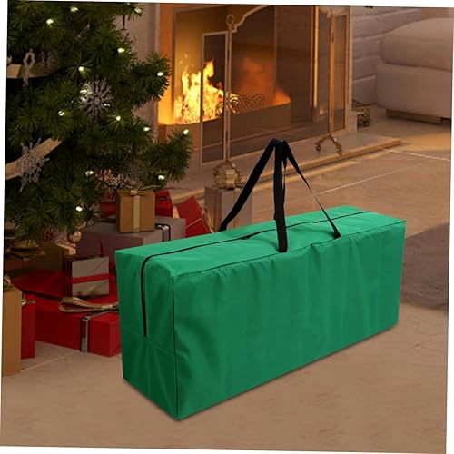 Miniatura 6 de Exquisita bolsa de almacenamiento para árbol de Navidad y bolsa de almacenamiento para corona, contenedor de almacenamiento resistente de tela