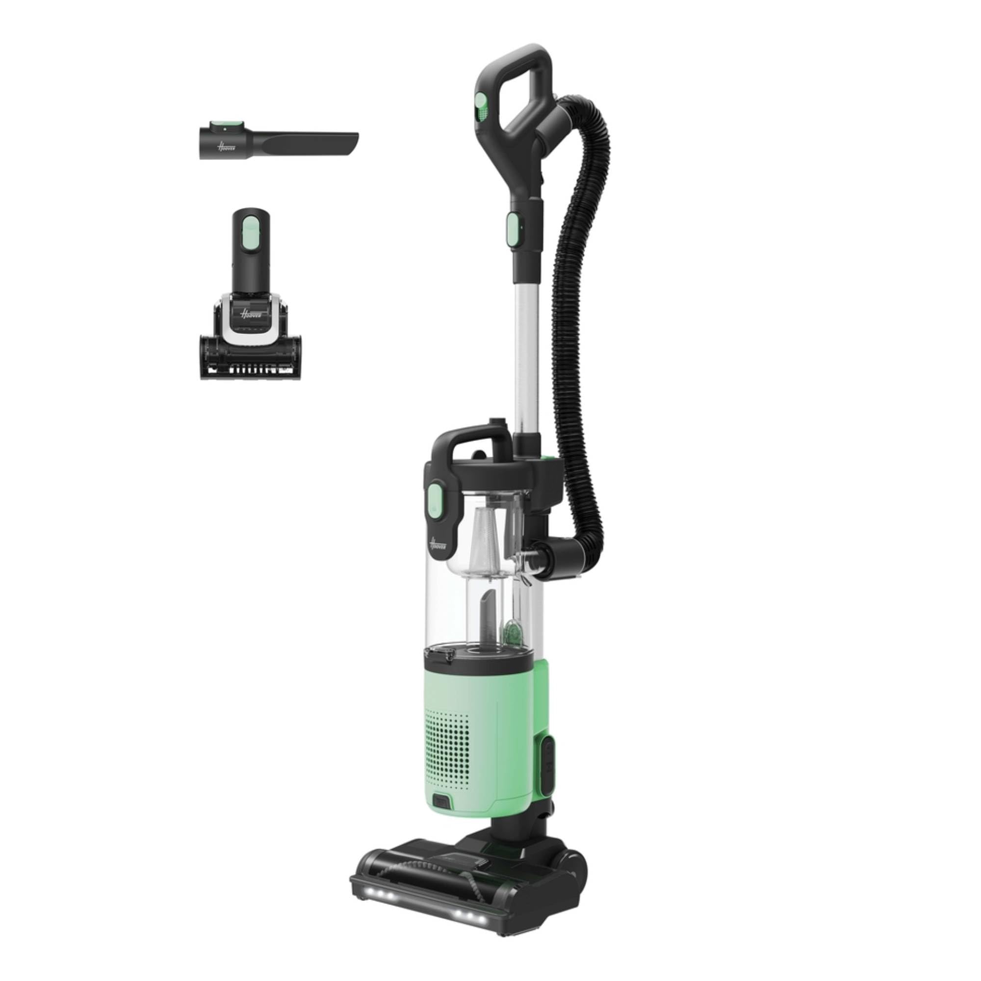 Hoover HL2 Pets Upright Vacuum Cleaner Pastel Green 850W Powerful Bagless Vacuum, Lightweight Under 5kg, 2.5L Large Bin, Push&Lift 2-in-1 Upright & Handheld, Pet Hair, Carpets & Hard Floors [HL210PTG]