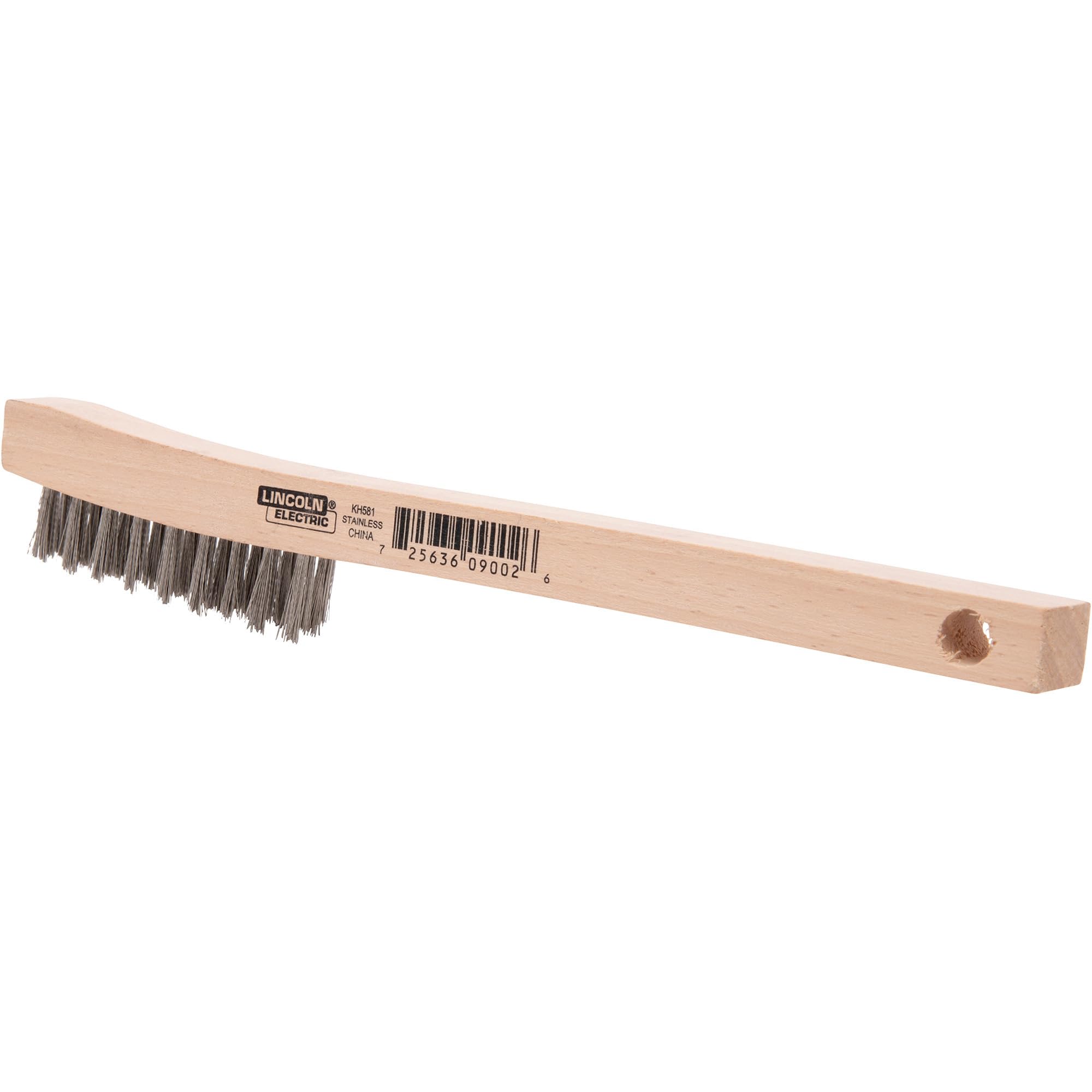 Lincoln Electric Wire Brush, Stainless Steel Wire, 2in. x 9in., Model# KH581