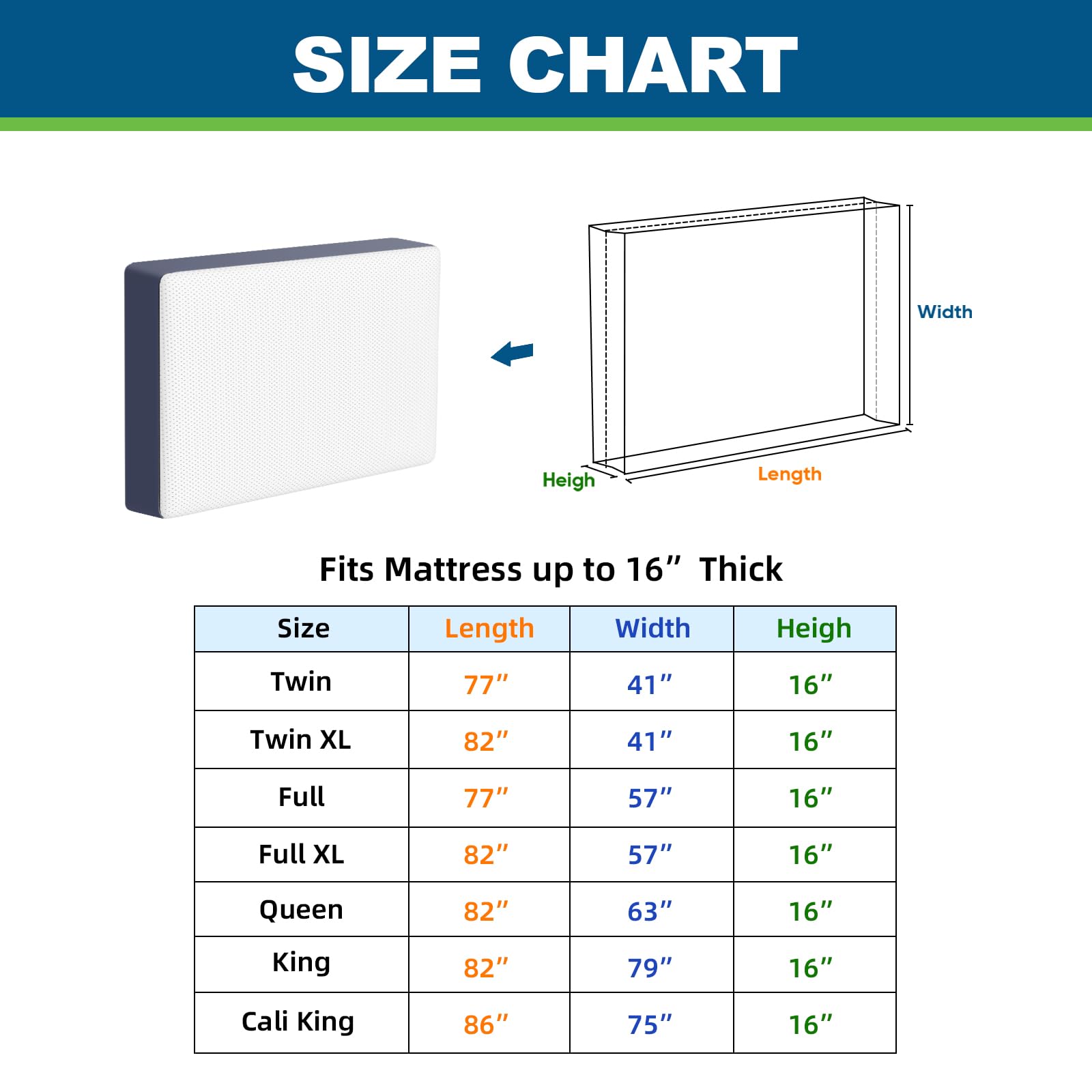 TICONN Mattress Bags for Moving, Heavy Duty Mattress Moving Bag, Reusable Mattress Protector Cover for Storage with Handles and Zipper Moving Supplies (Clear,Queen)