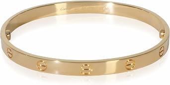 Pre-Loved Love Bracelet, Yellow Gold, 20 cm