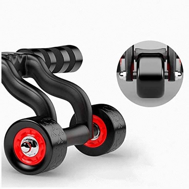 3-Wheel Triangular Fitness Equipment Heavy Duty Abdominal Carver Abs Trainer Outdoor Indoor Workout Machine