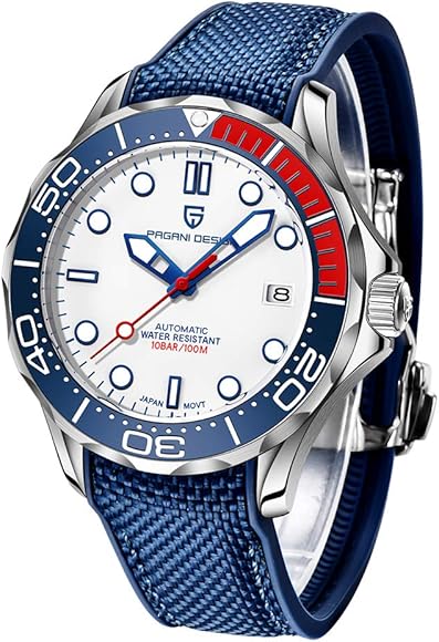 Amazon | HaiQin Pagani Design メンズ 自動ダイバーズウォッチ 日本製  