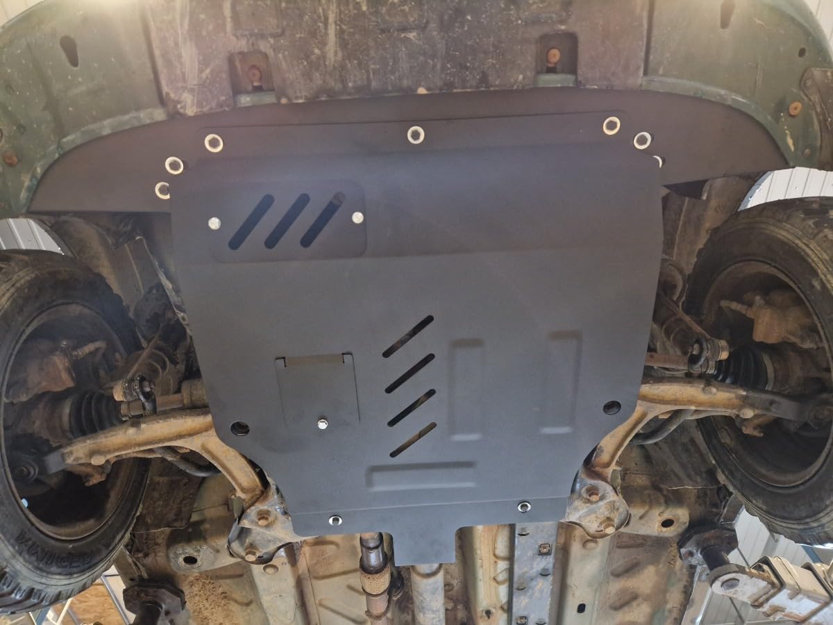 Piastra paramotore in acciaio compatibile con Fiat Panda 4x4
