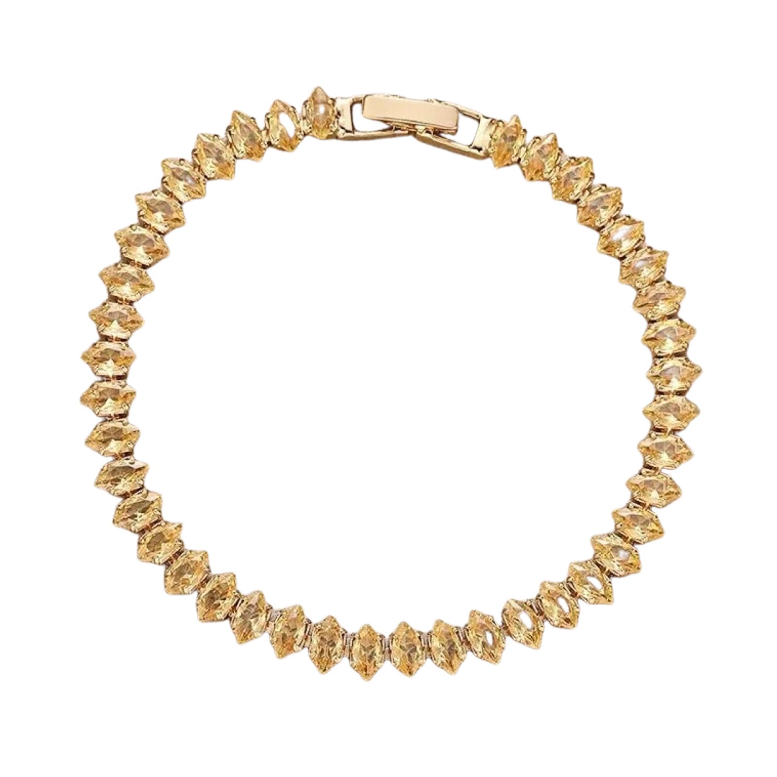 Chaîne de mains strass géométrique pour femmes style gothique - 7