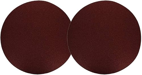 Auniwaig Disco de lijado PSA de 12 pulgadas, grano 40, óxido de aluminio, autoadhesivo, papel de lija de forma redonda, sin agujero para lijadora