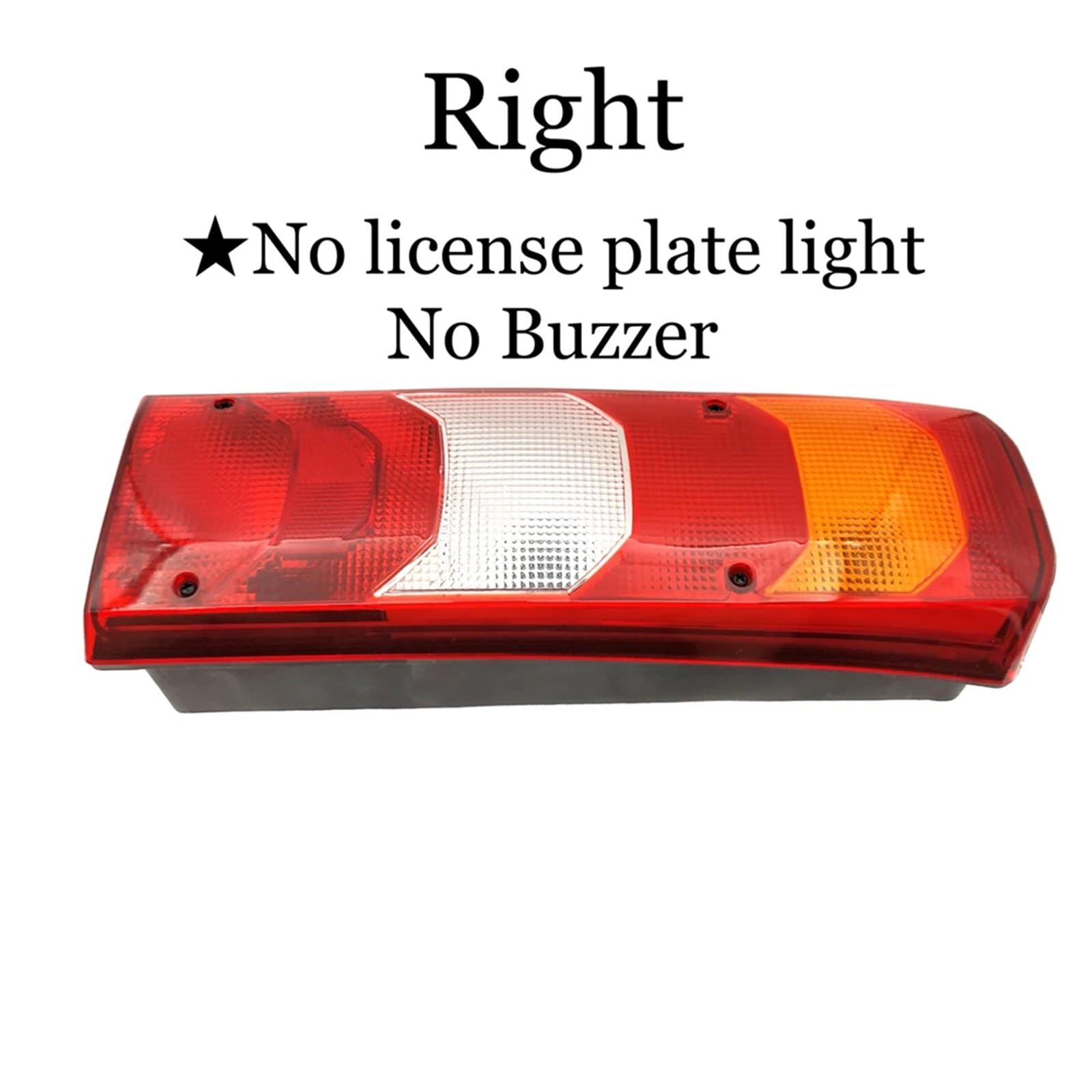 tylne światła LED Montaż nieniszczący, montaż tylnego światła pasuje do ciężarówek z serii ACTROS, styl żarówki Lampa tylna zespolona(Right Without Buzzer)