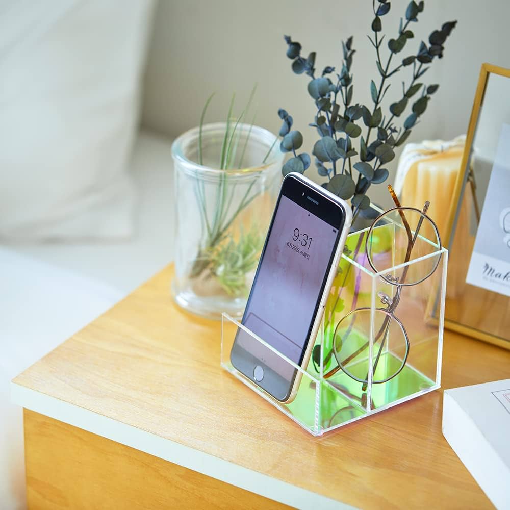 Amazon.co.jp: キングジム デスクオーガナイザー ルミリア アクリル