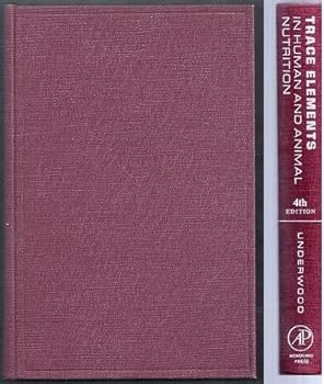Hardcover Trace Elements in Human and Animal Nutrition Book