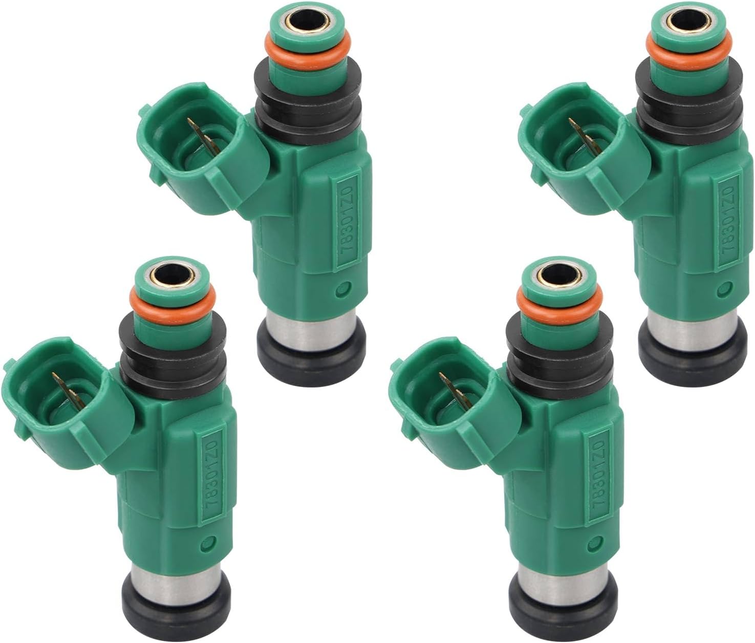 2.0 Fuel Injector 4 Holes 4Pcs, Compatible with 2001-2003 Mazda Protege 2002-2003 Protege5, Replaces# FJ657 INP-783 4G1408 842-12244 FSJ213250