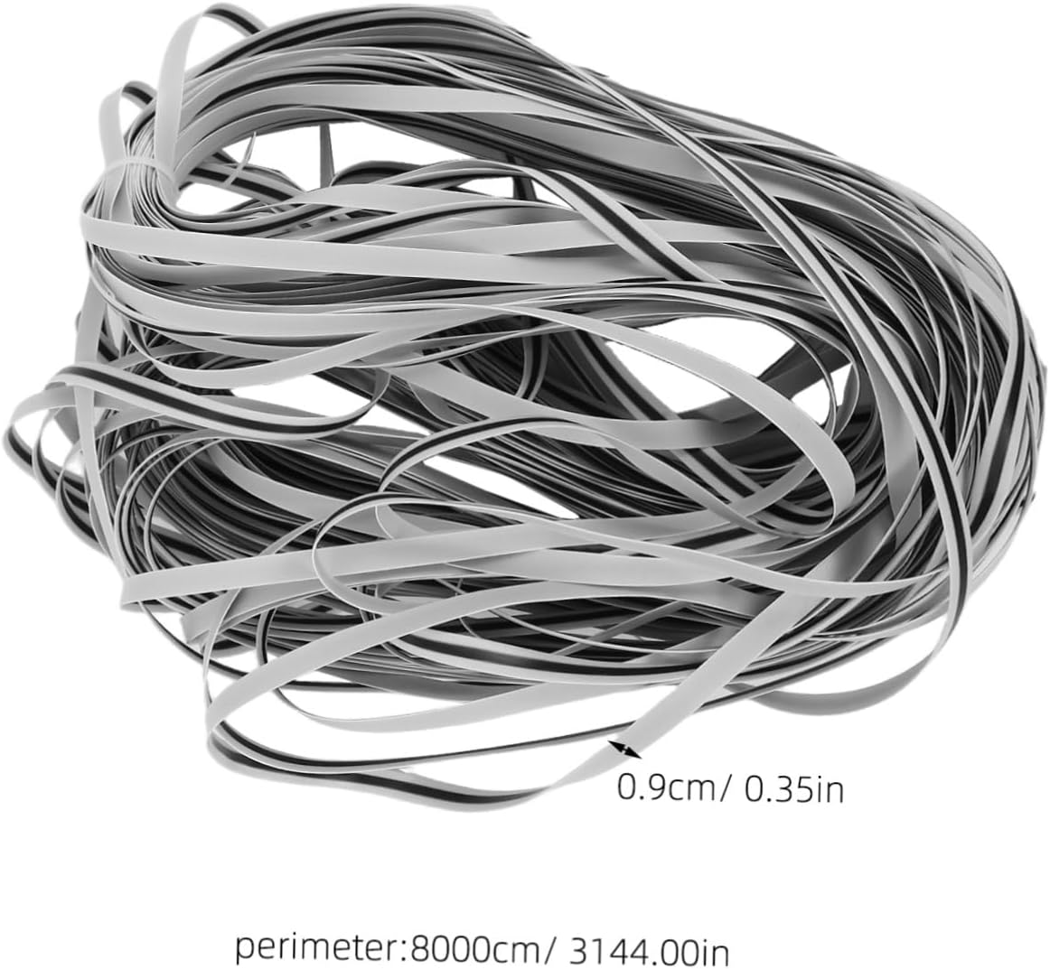 jojofuny Synthetic PE Plastic Rattan Roll for DIY Wicker Repair and Crafting Hand Woven Imitation Rattan Material for Garden Chairs Tables Patio Furniture and Storage Baskets