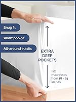 Vista 409 de Extra Deep Pocket Split King Sheets - 5 Piece Breathable & Cooling Bed Sheets - Hotel Luxury Bed Sheet Set - Soft, Wrinkle Free & Comfy - Easily