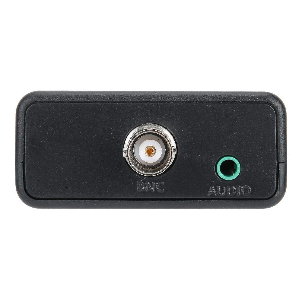 Tosuny Convertitore Video da HDMI a BNC Nero, Convertitore Video da HDMI a BNC per Display TV, Compatibile con Sistemi Pal/NTSC per Registratore Dvd, per Segnale Stereo