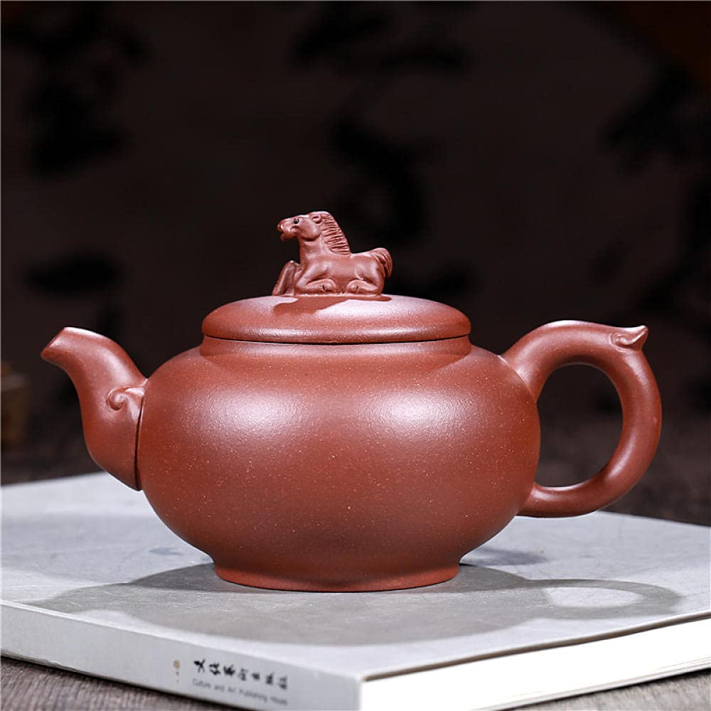 Czajniczek Zaparzacz Do Herbaty Czajniczek Ekspres Do Herbaty Yixing Handmade Teapot Surowy Rudy Purpurowy Purpurowy Piasek Pot Natychmiast Udany Czajnik Prezent Herbata Zestaw