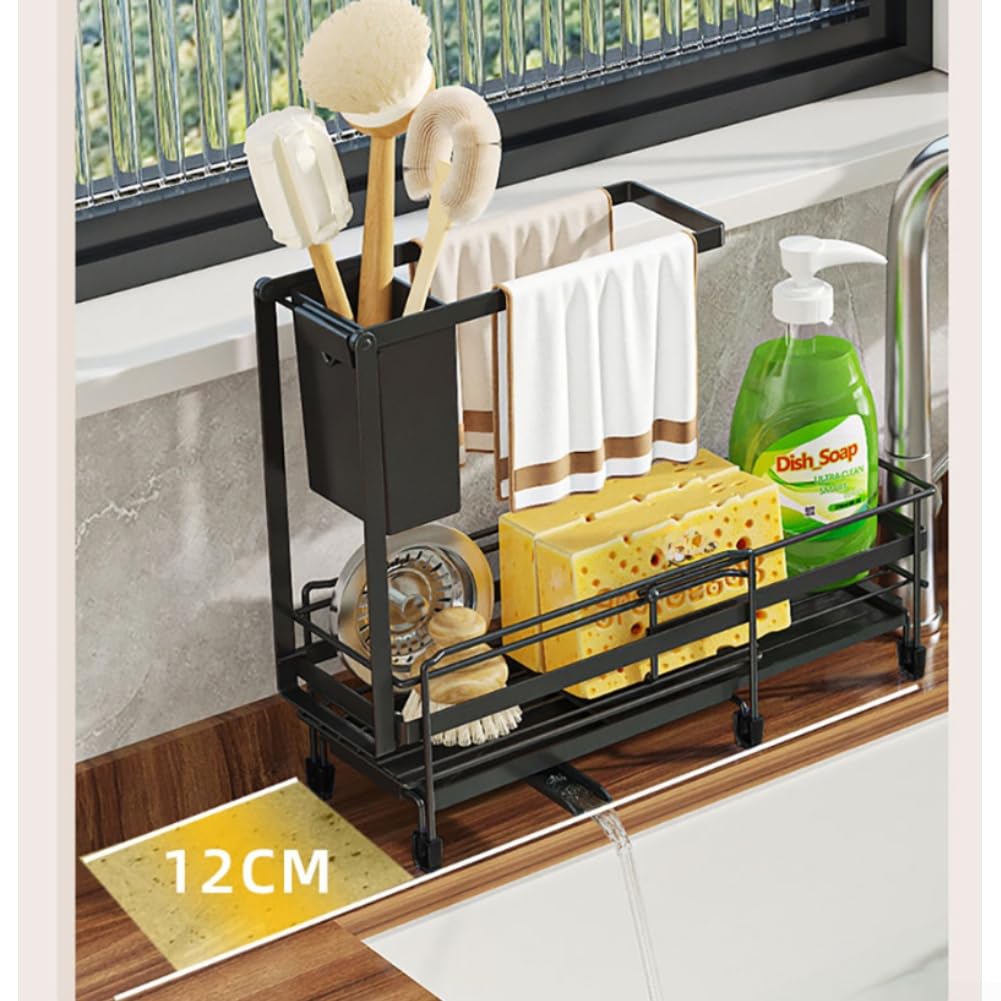 Regulowany organizer do zlewu 26-42 cm, obrotowy