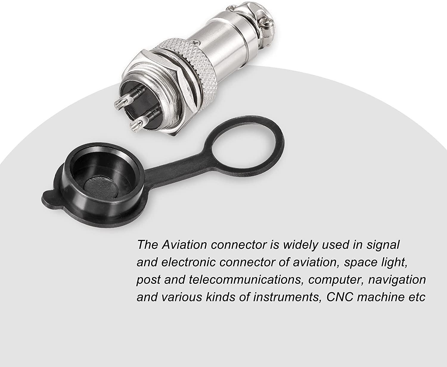 Connettore Aeronautico GX16, Cavo A Vite A 2 Pin, 400 V - 10