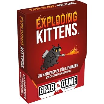 Exploding Kittens Grab & Game Funny Party Game German
