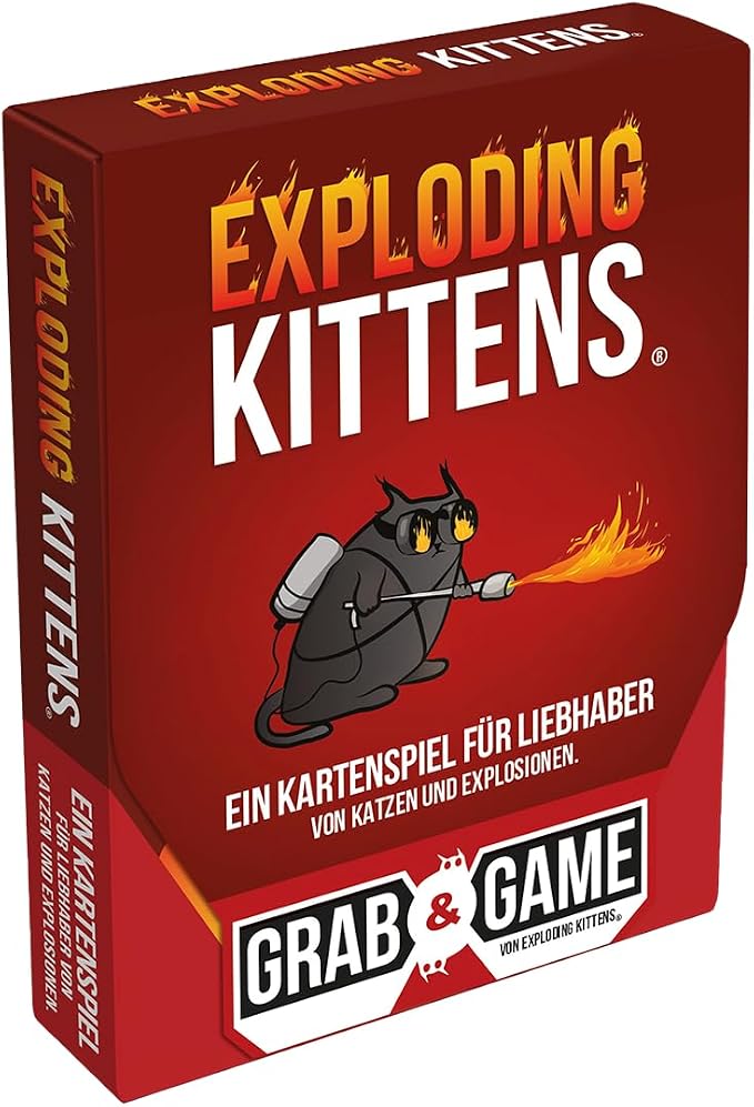 Exploding Kittens, Exploding Kittens: Grab & Game, Juego de Fiesta, Juego…